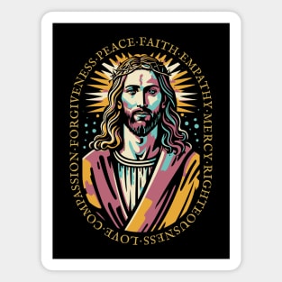 Jesus Christ Love Faith Christian Gift Idea Magnet